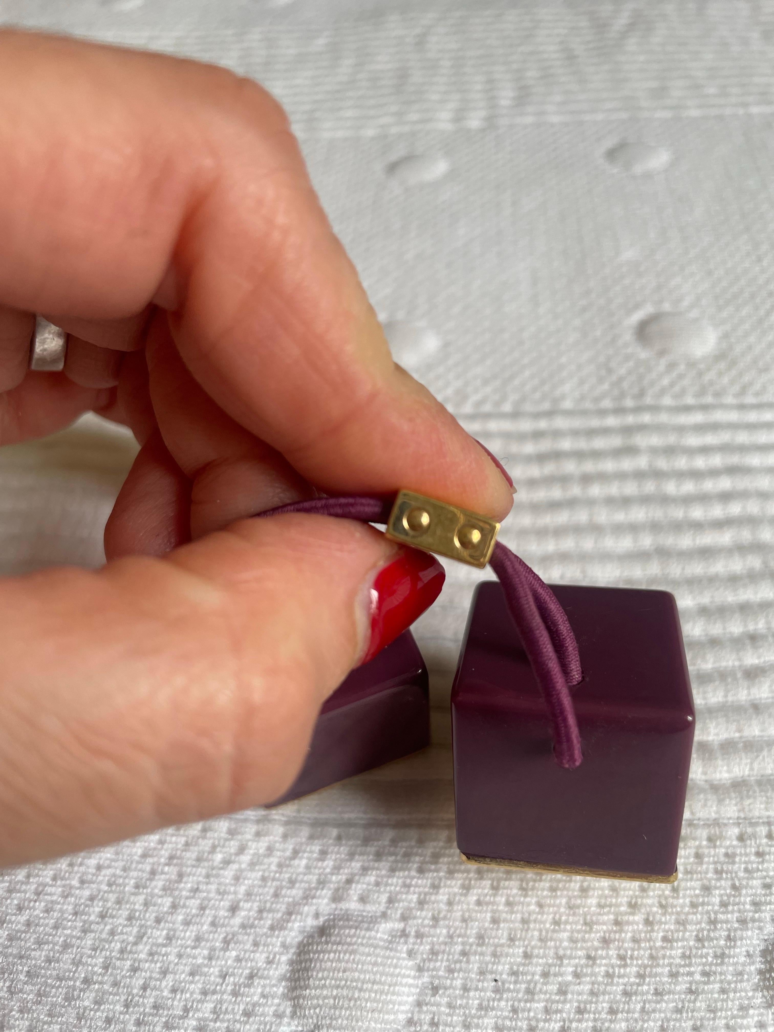 Marrone LOUIS VUITTON Accessori elastici per capelli. in vendita