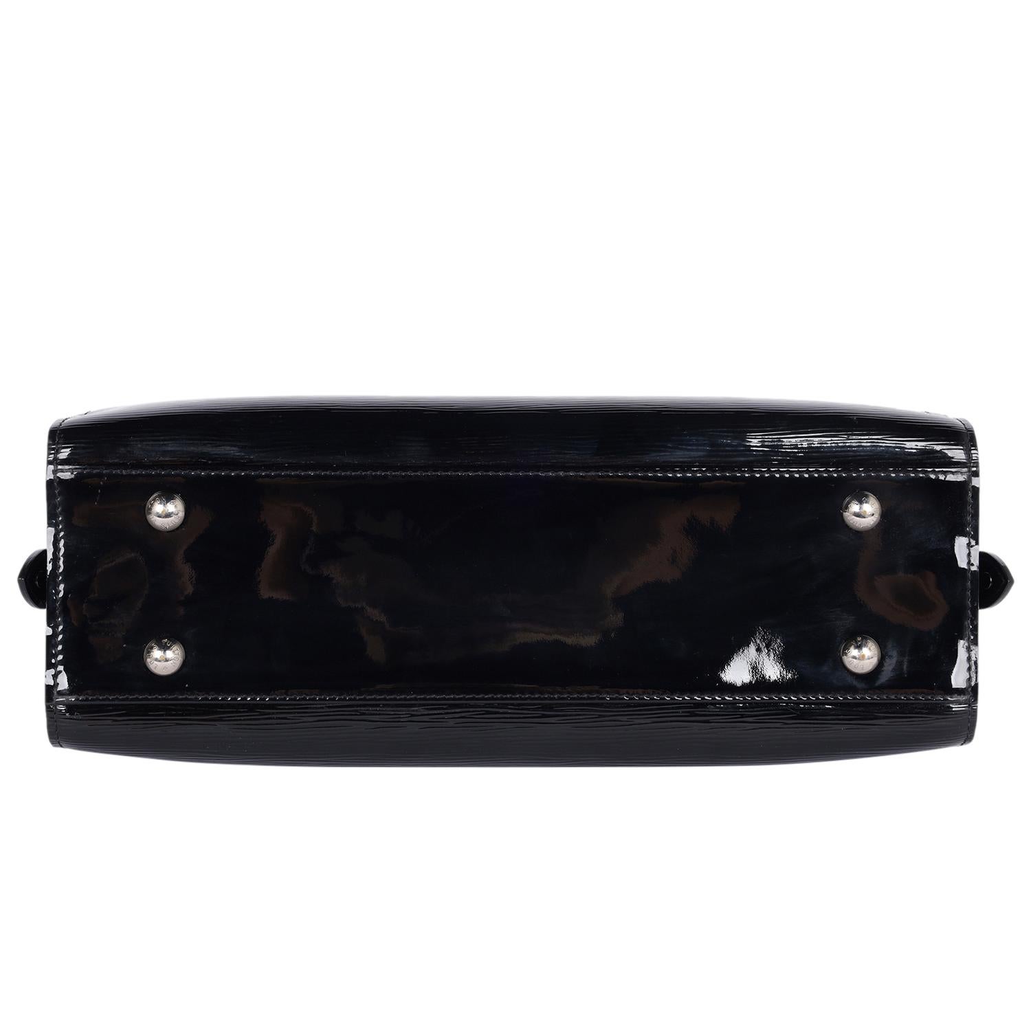 LOUIS VUITTON Electric Epi Pont-Neuf GM Charol Negro en venta 7