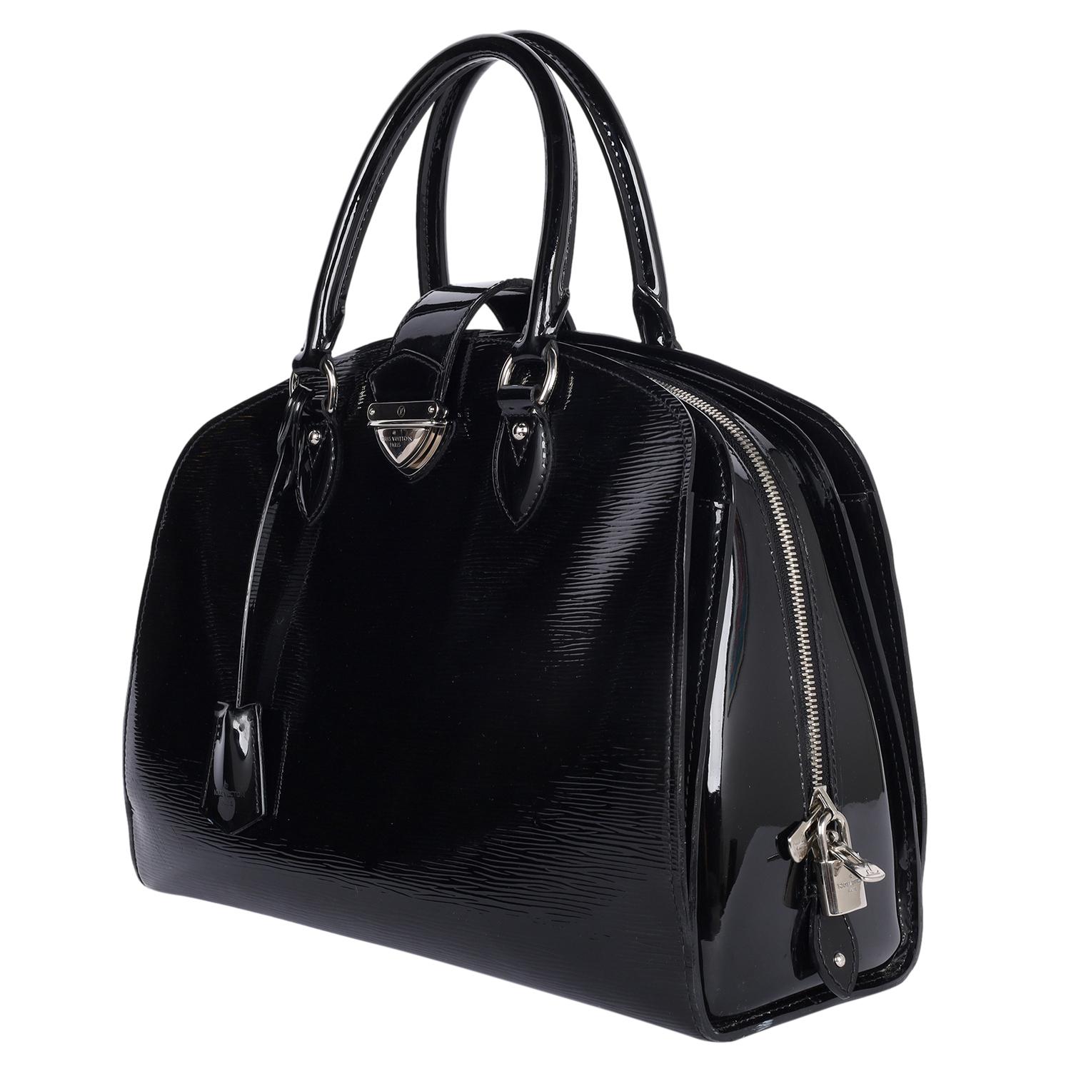 LOUIS VUITTON Electric Epi Pont-Neuf GM Charol Negro en venta 1