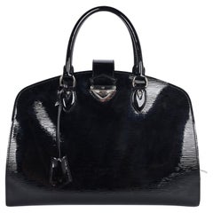 LOUIS VUITTON Electric Epi Pont-Neuf GM Charol Negro