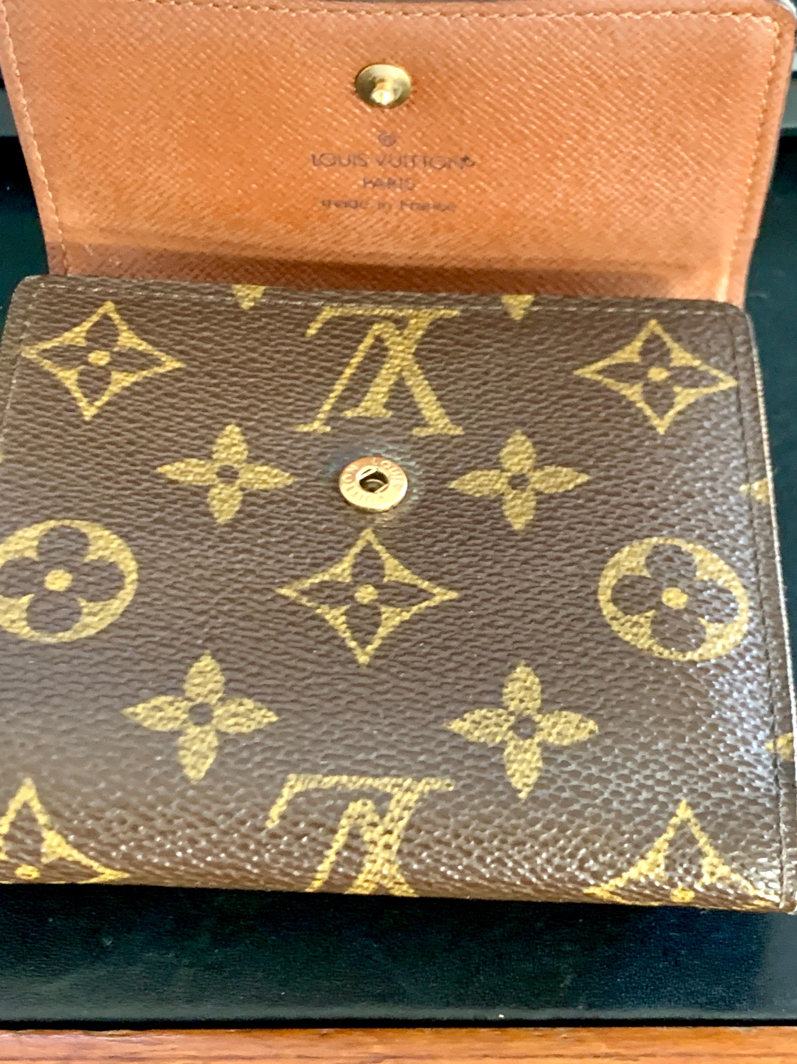 louis vuitton elise trifold wallet