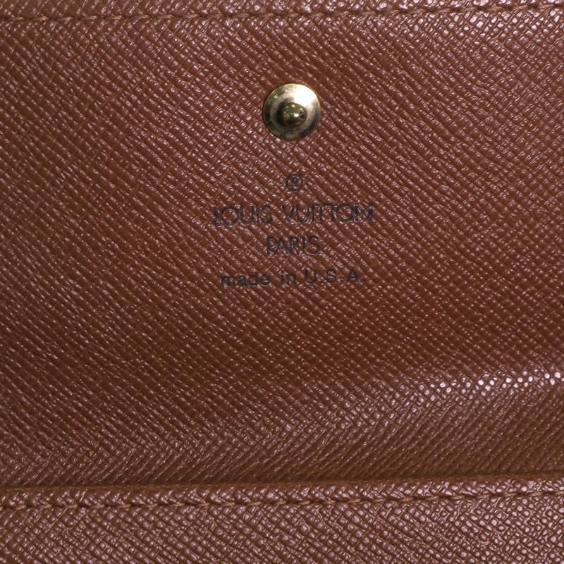 Louis Vuitton Elise Wallet Monogram Canvas 1