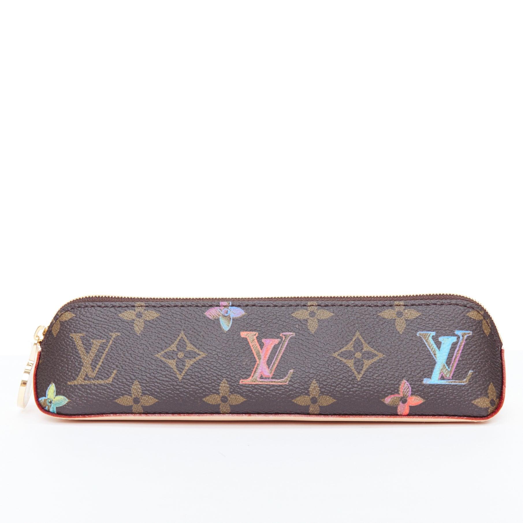 Women's LOUIS VUITTON Elizabeth colorful LV monogram canvas pencil case