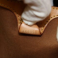 Louis Vuitton Ellipse Mm Octagon Sea Shell Bowler 870281 Brown Canvas Satchel