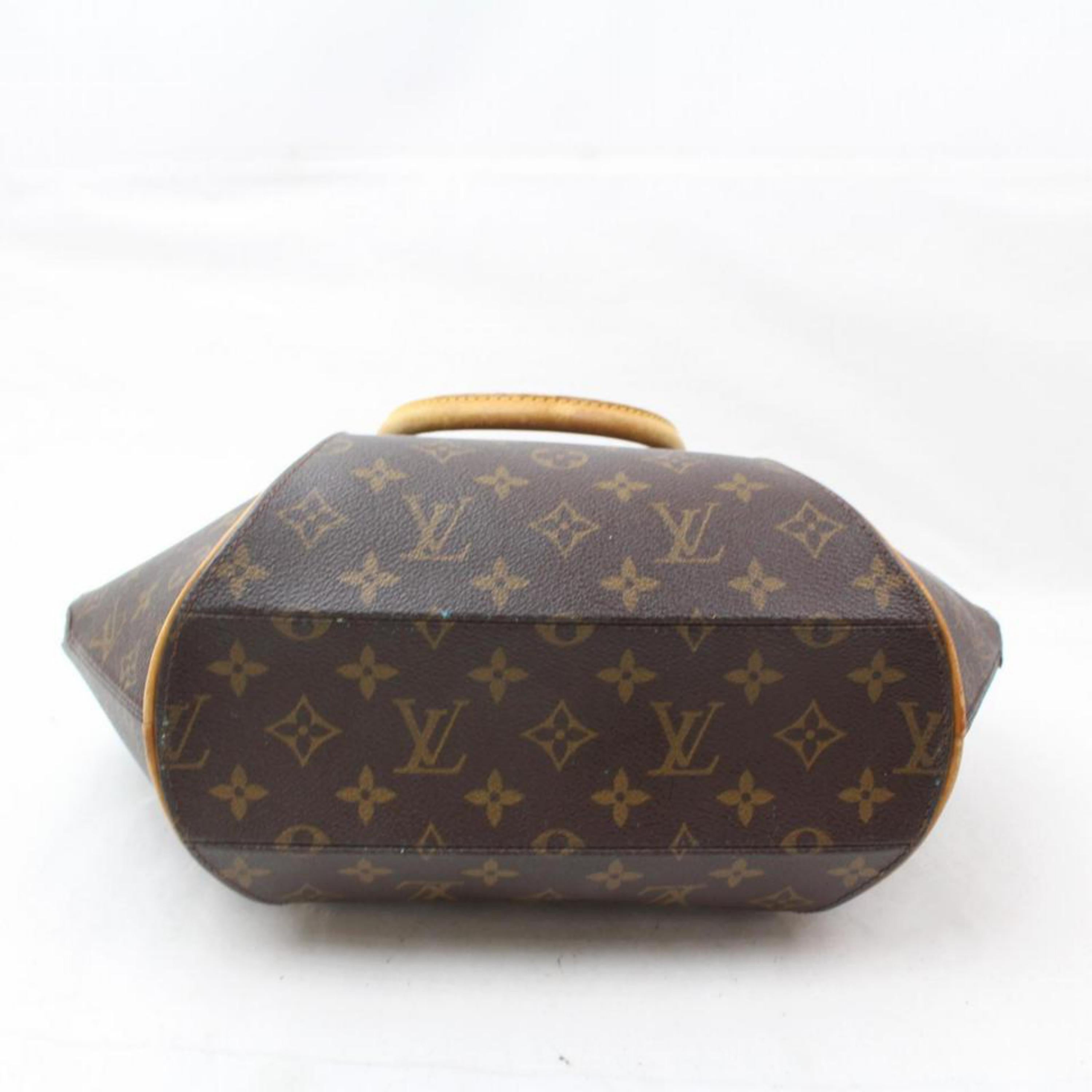 Louis Vuitton Ellipse Monogram Mm Bowler 868729 Brown Coated Canvas Satchel For Sale 2