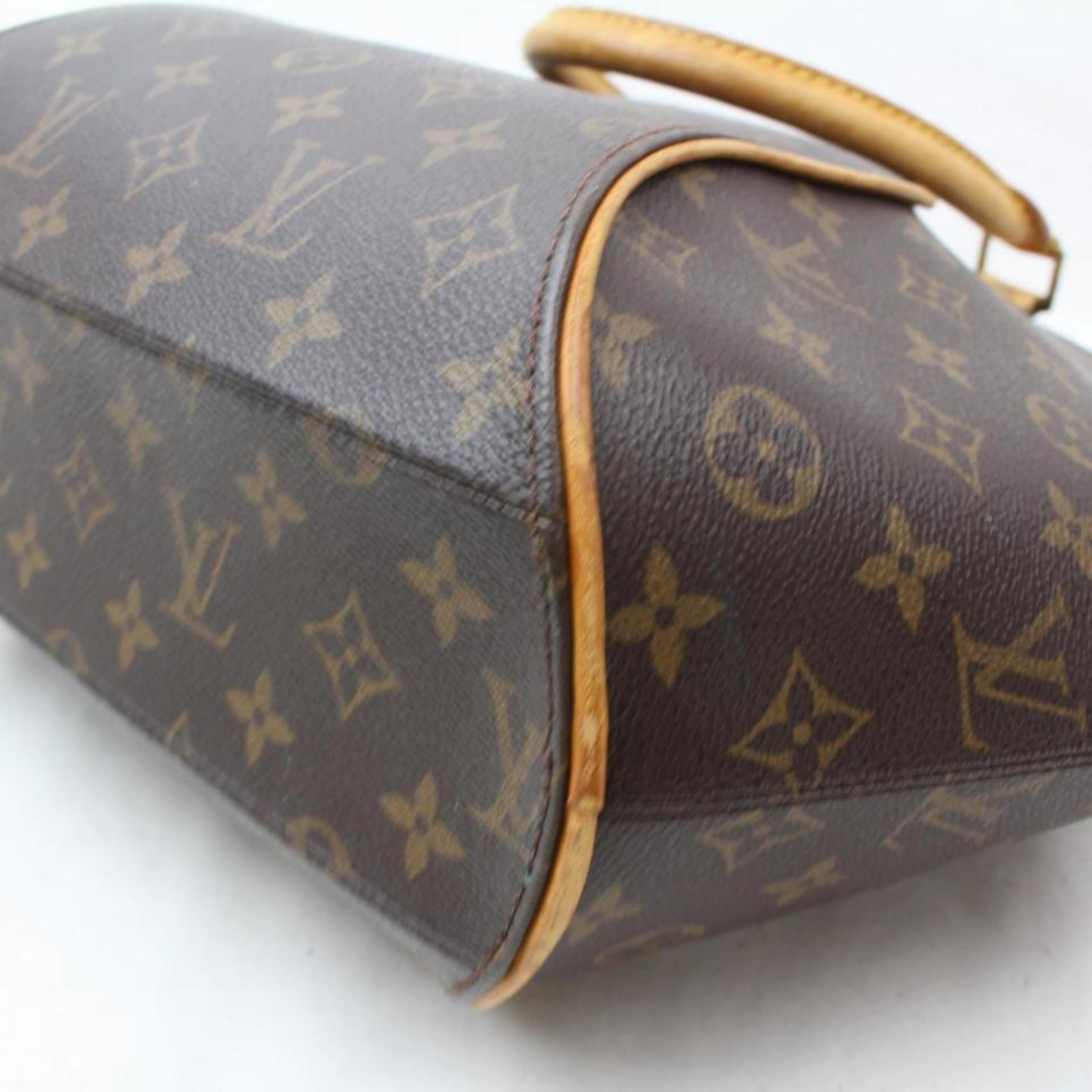 Louis Vuitton Ellipse Monogram Mm Bowler 868729 Brown Coated Canvas Satchel For Sale 4