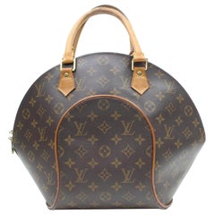 Louis Vuitton Ellipse Monogram Mm Bowler Octagon 869465 Brown Coated Canvas Satc