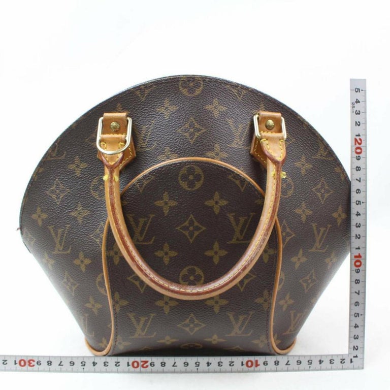 Louis Vuitton Ellipse Pm Octagon Seashell Bowler 870099 Brown Canvas  Satchel For Sale at 1stDibs