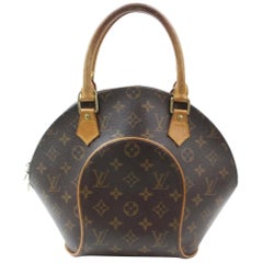 Louis Vuitton Ellipse  Pm Octagon Seashell Bowler 870099 Brown Canvas Satchel