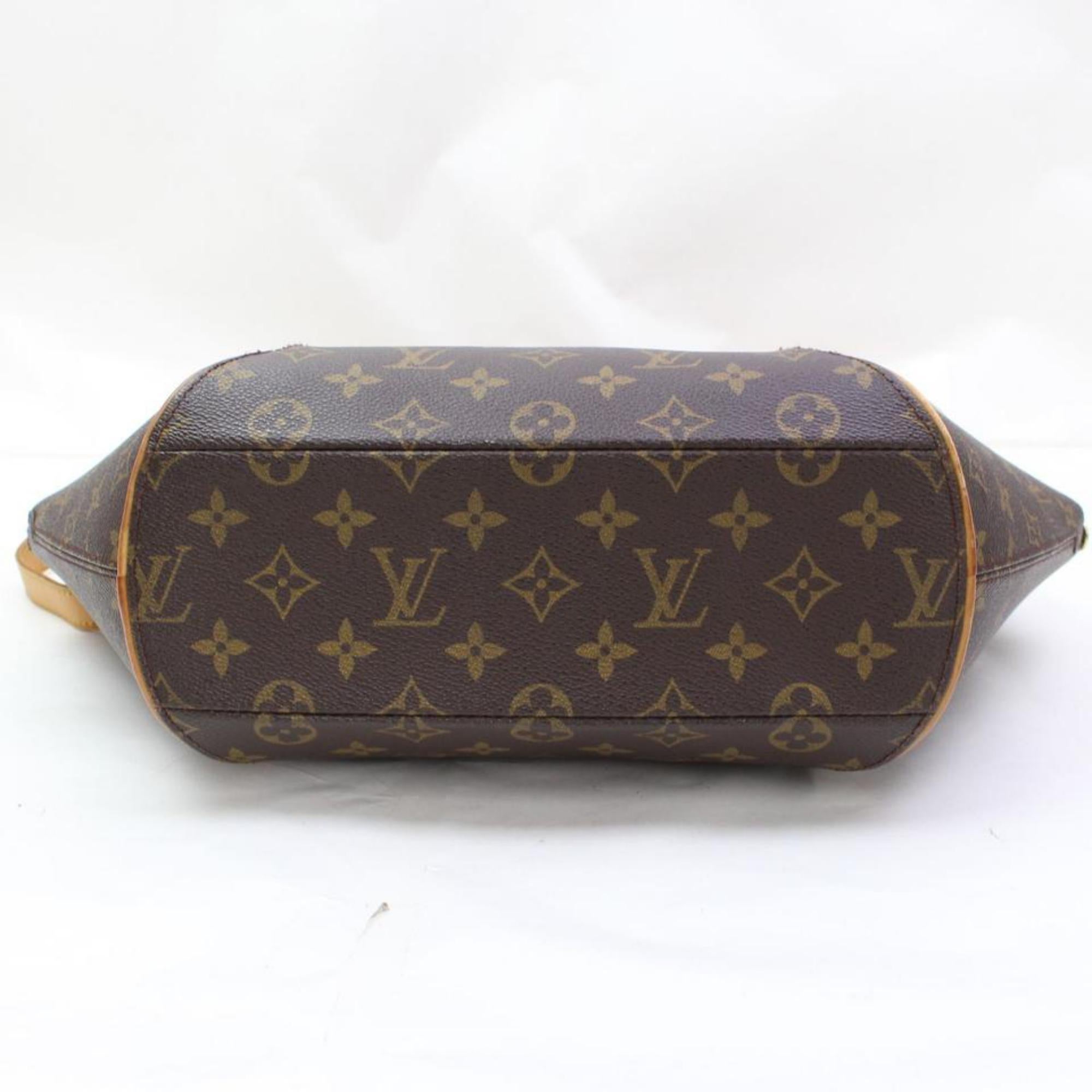 Louis Vuitton Ellipse (Ultra Rare)  Gm 867121 Brown Coated Canvas Shoulder Bag For Sale 5