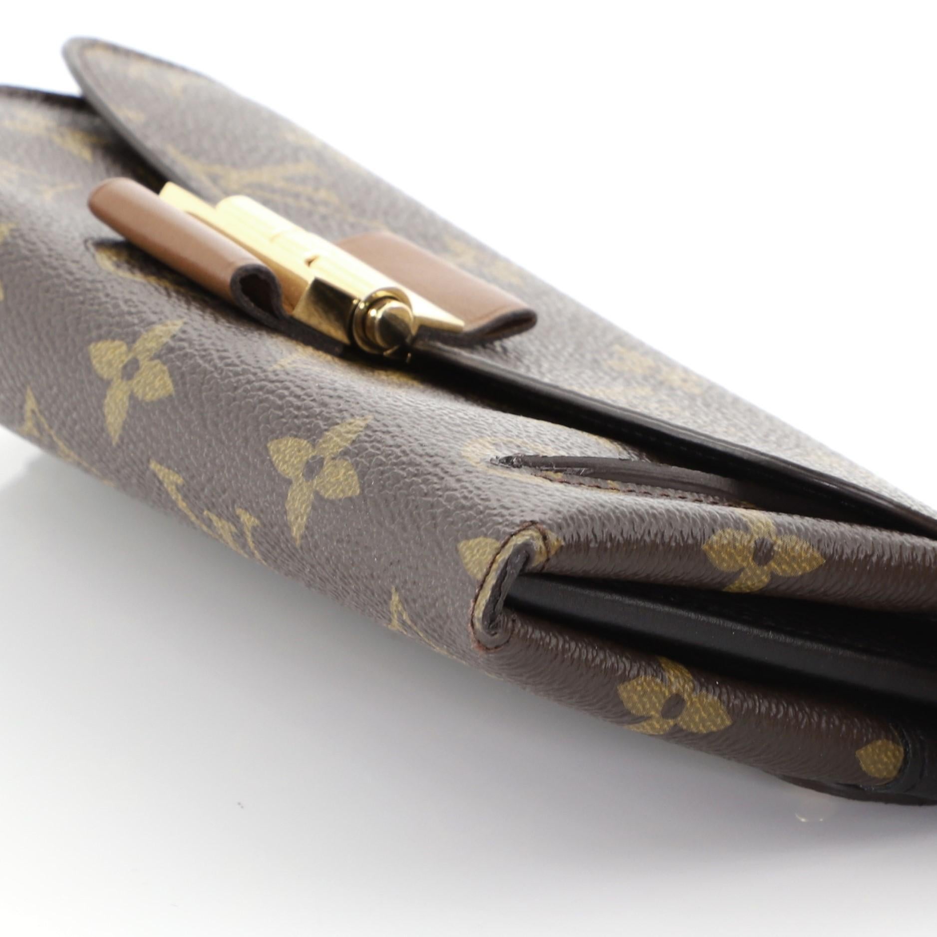 Women's Louis Vuitton Elysee Wallet Monogram Canvas and Leather