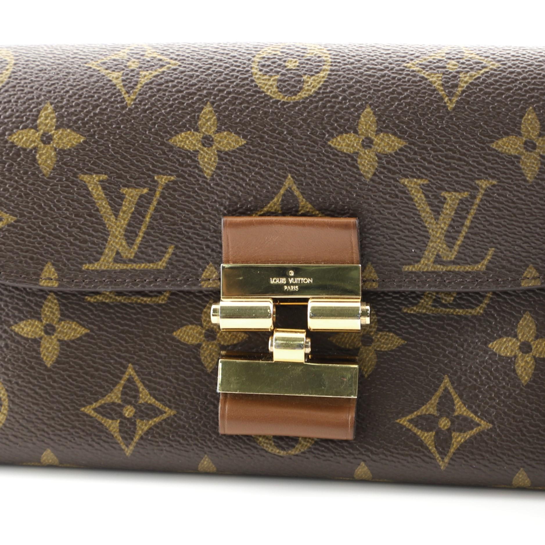Louis Vuitton Elysee Wallet Monogram Canvas and Leather 1