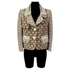 Louis Vuitton Embroidered Sequin and Fringe Jacket