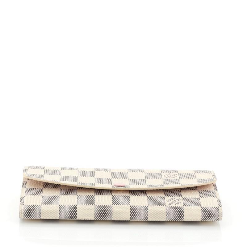 Louis Vuitton Emilie Wallet Damier In Good Condition In NY, NY