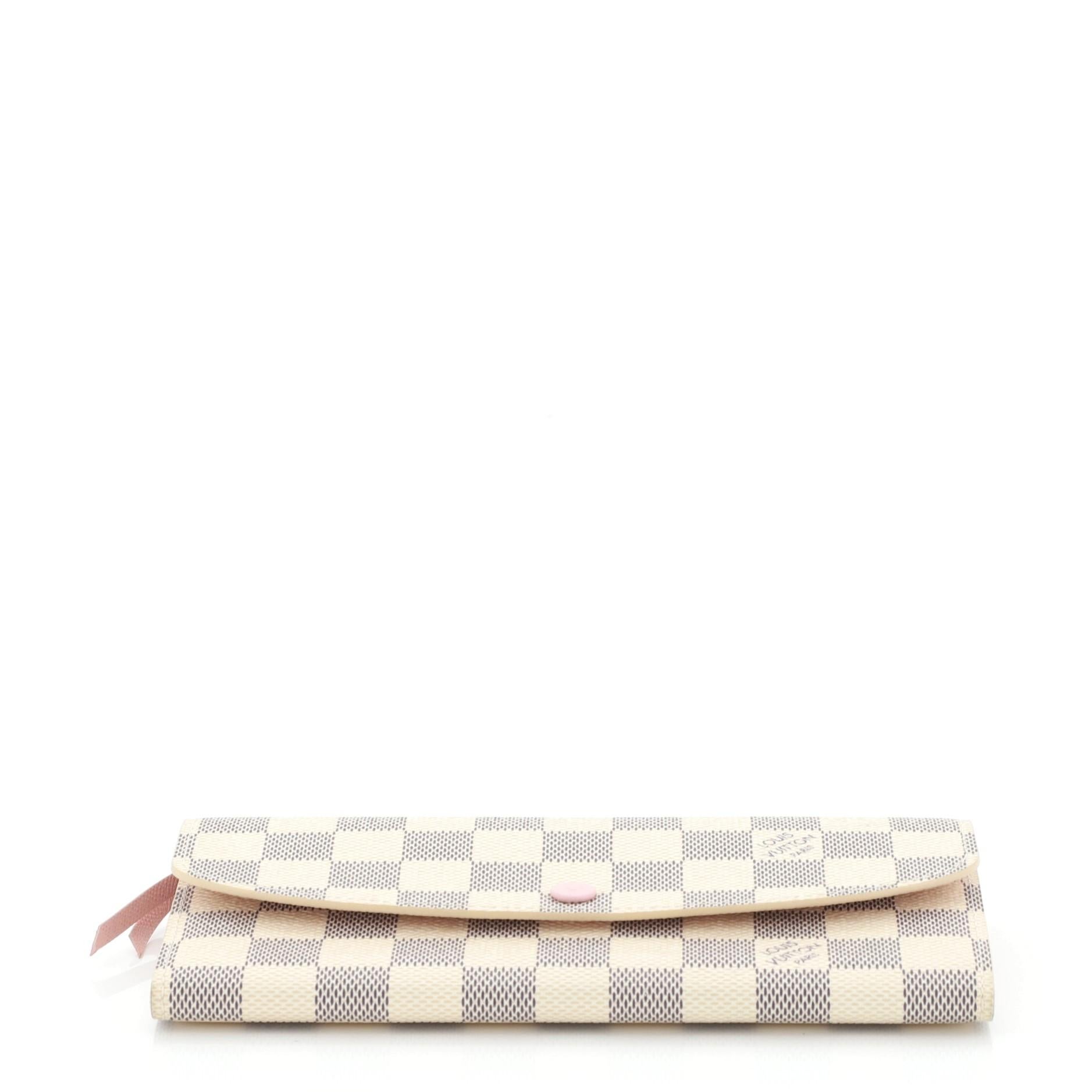 Louis Vuitton Emilie Wallet Damier In Good Condition In NY, NY