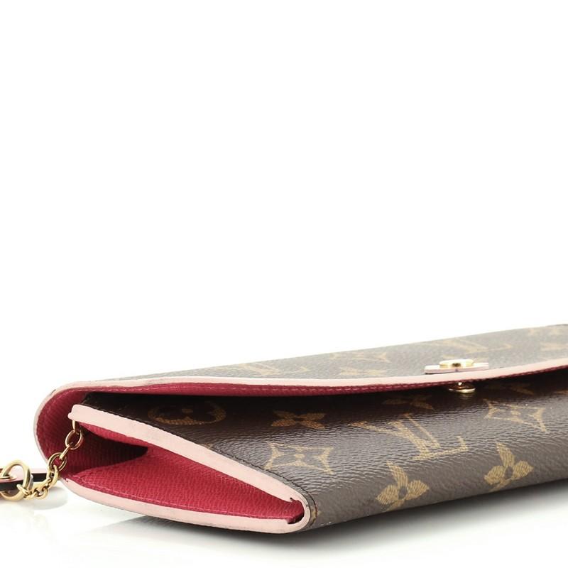 Louis Vuitton Emilie Brieftasche Limited Edition Bloom Blume Monogramm Segeltuch Limited Edition 1