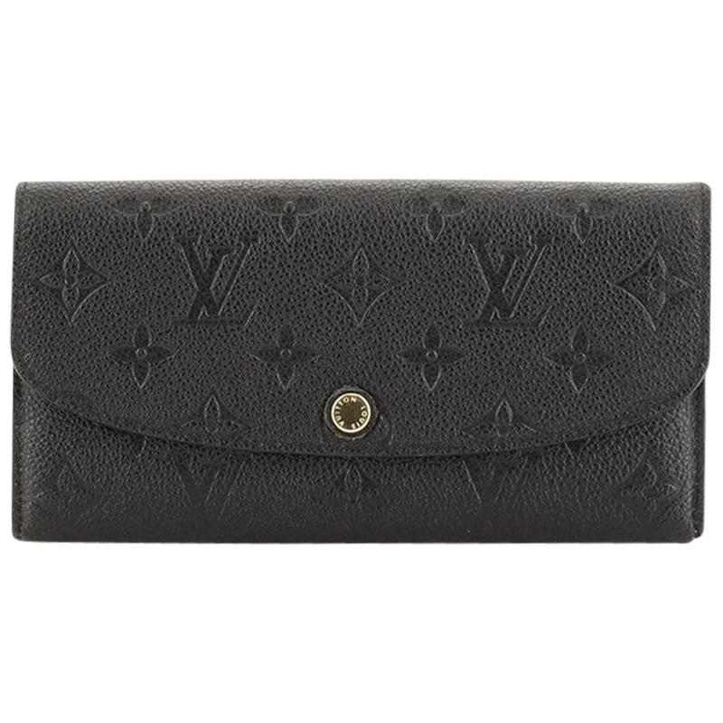 Louis Vuitton Emilie Wallet Monogram Empreinte Leather at 1stDibs  louis  vuitton emilie wallet black, lv emilie wallet black, louis vuitton emilie  wallet empreinte