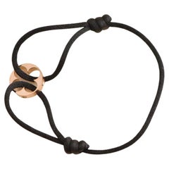 Louis Vuitton Empreinte Bracelet en or rose 18K avec cordon noir