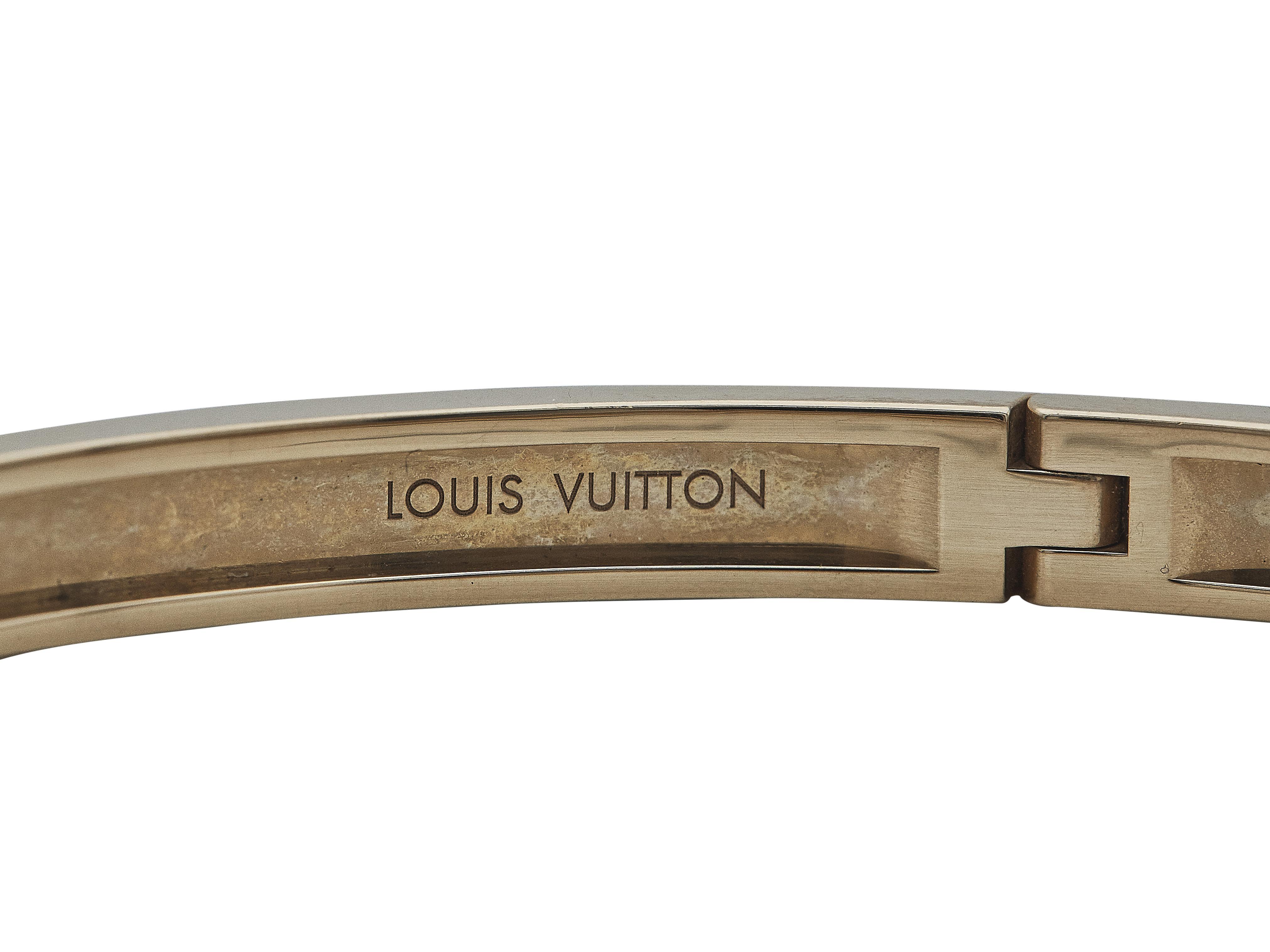 Louis Vuitton Empreinte 18K Rose Gold Bracelet Size 16 Unisexe en vente