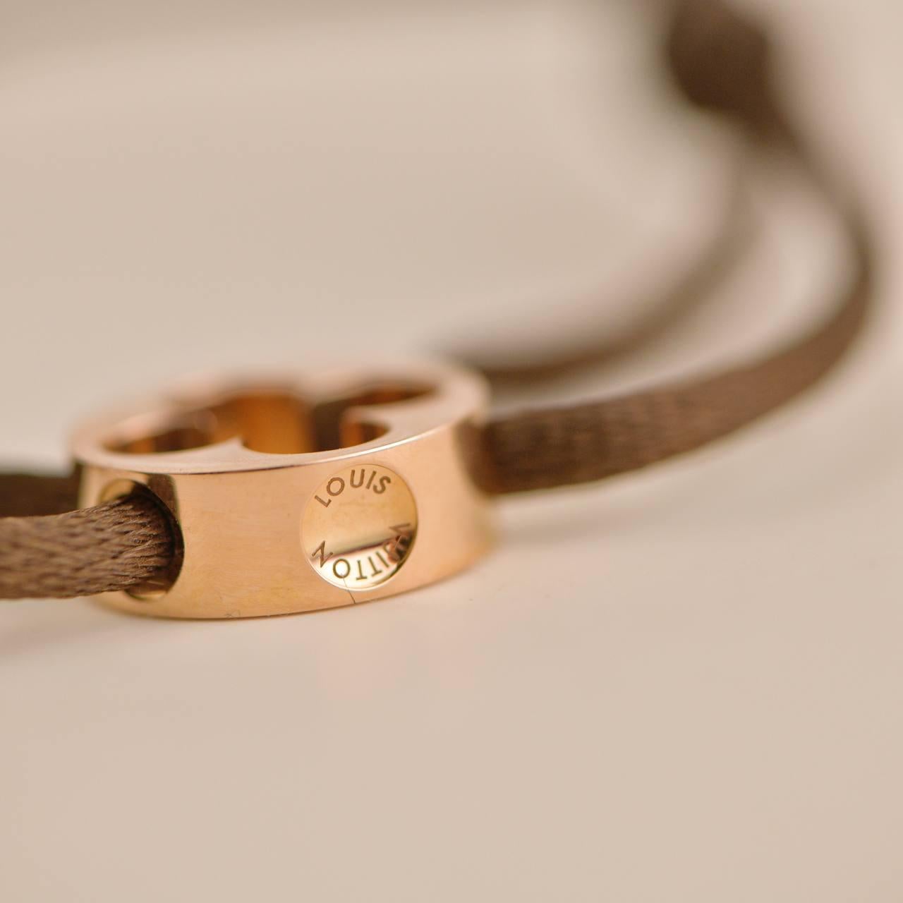 louis vuitton bracelet rose gold