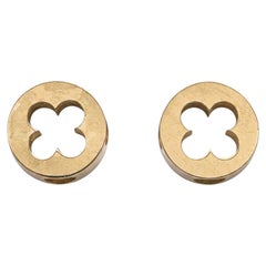Louis Vuitton Empreinte 18K Rose Gold Stud Earrings