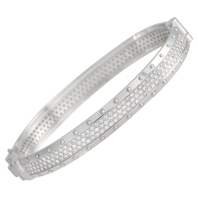 Louis Vuitton Empreinte white and diamonds rings and bangles