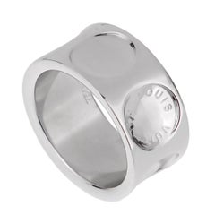 Louis Vuitton Empreinte Bague en or blanc 18k