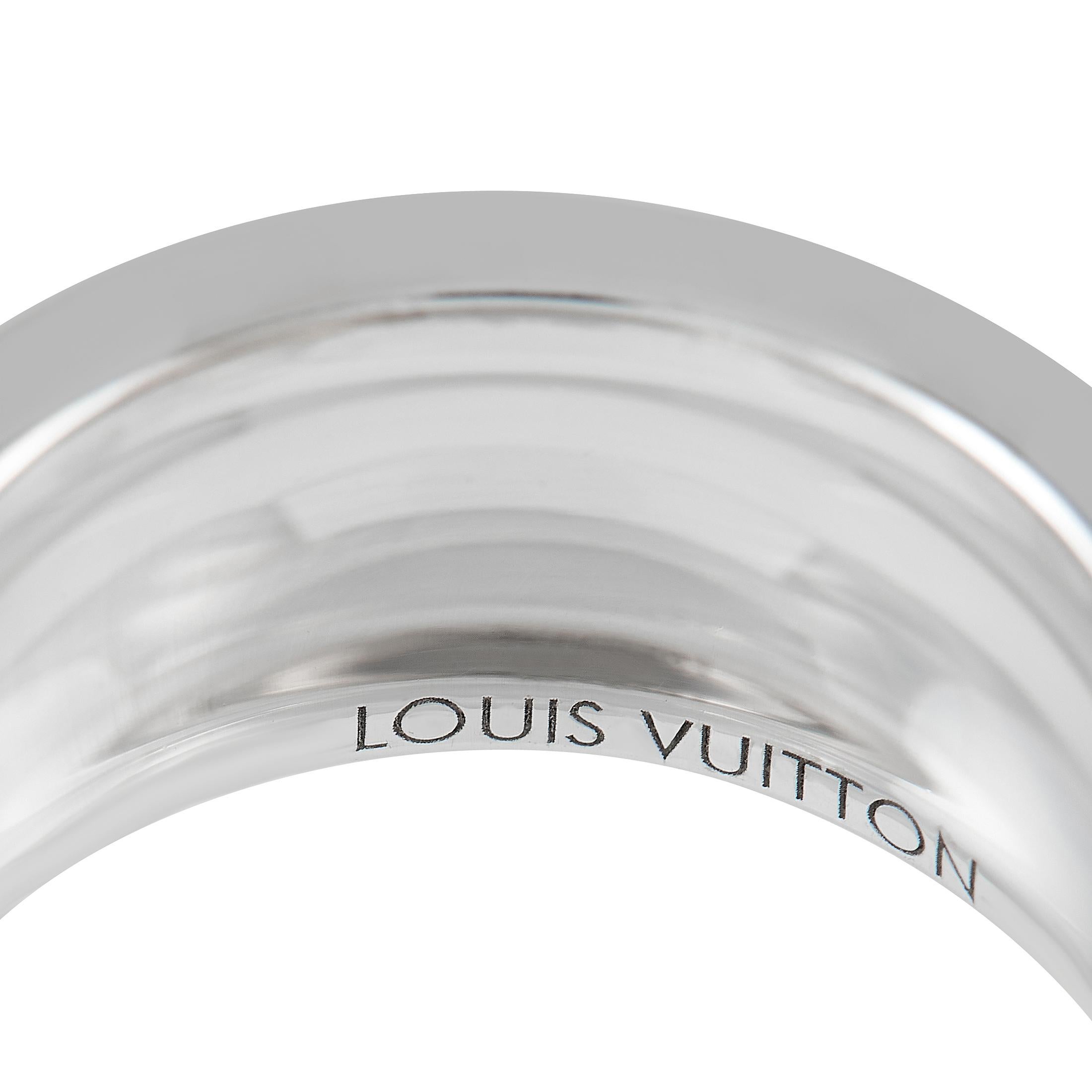 Louis Vuitton, bague Empreinte en or blanc 18 carats Pour femmes en vente