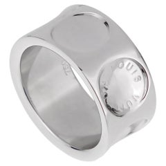 Louis Vuitton Empreinte Bague en or blanc 18k