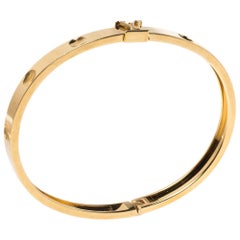 Louis Vuitton Red 18K Empreinte Bracelet