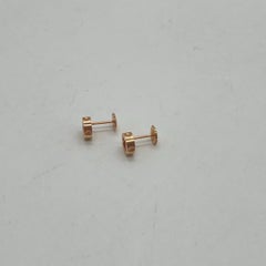 Louis Vuitton Empreinte 18k Yellow Gold Monogram Flower Cut-Out Stud Earrings