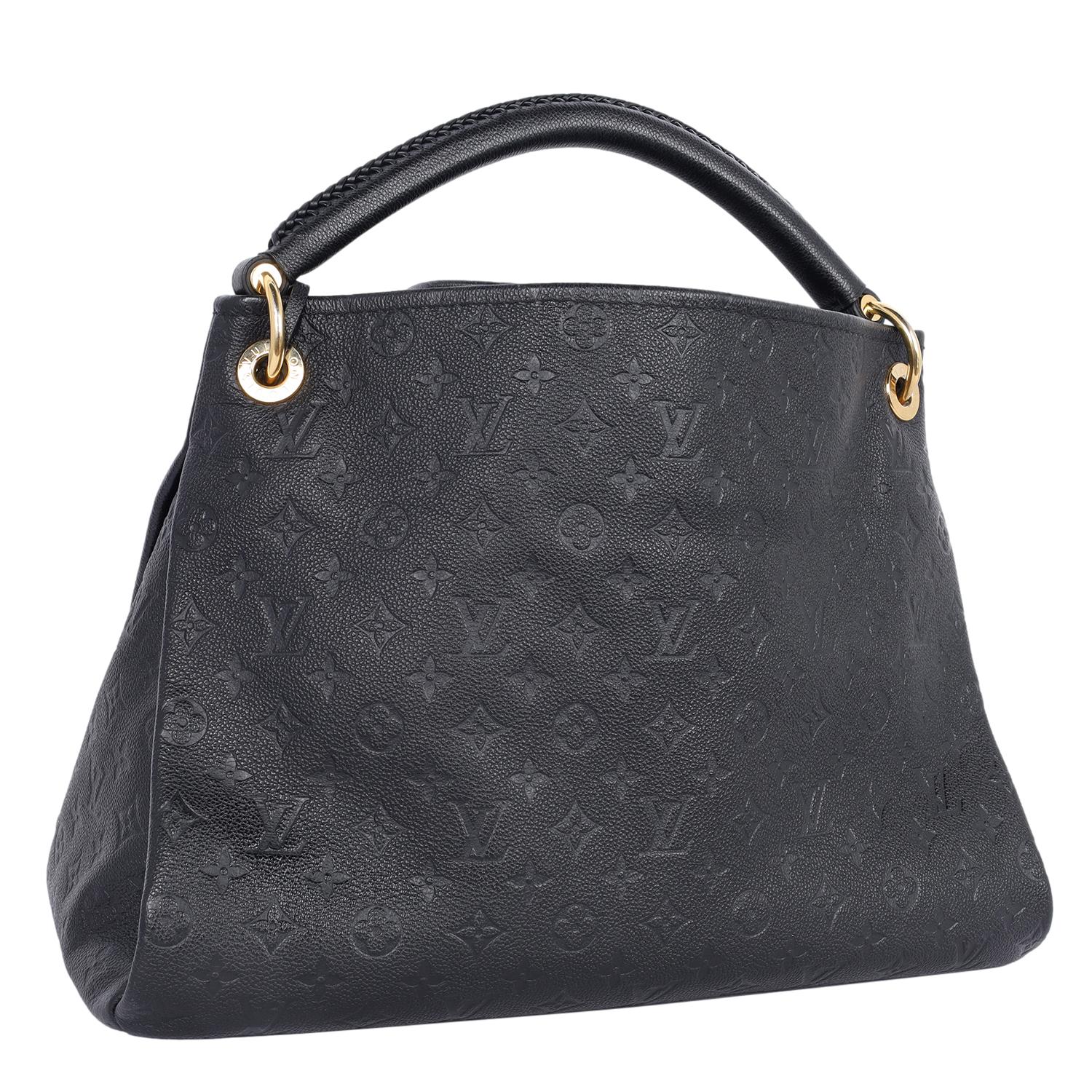 Louis Vuitton Empreinte Artsy MM Black Infini Monogram Shoulder Hobo Bag 3