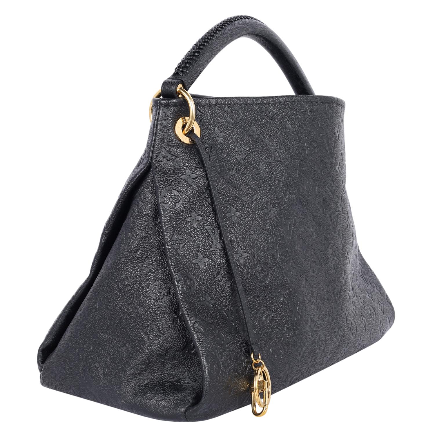 Louis Vuitton Empreinte Artsy MM Black Infini Monogram Shoulder Hobo Bag 4