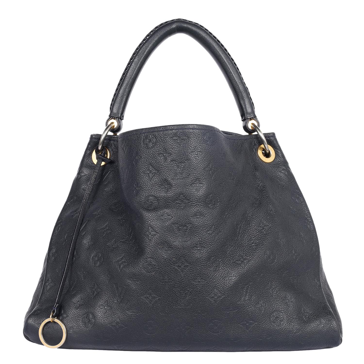 Black LOUIS VUITTON Empreinte Artsy MM Blue For Sale