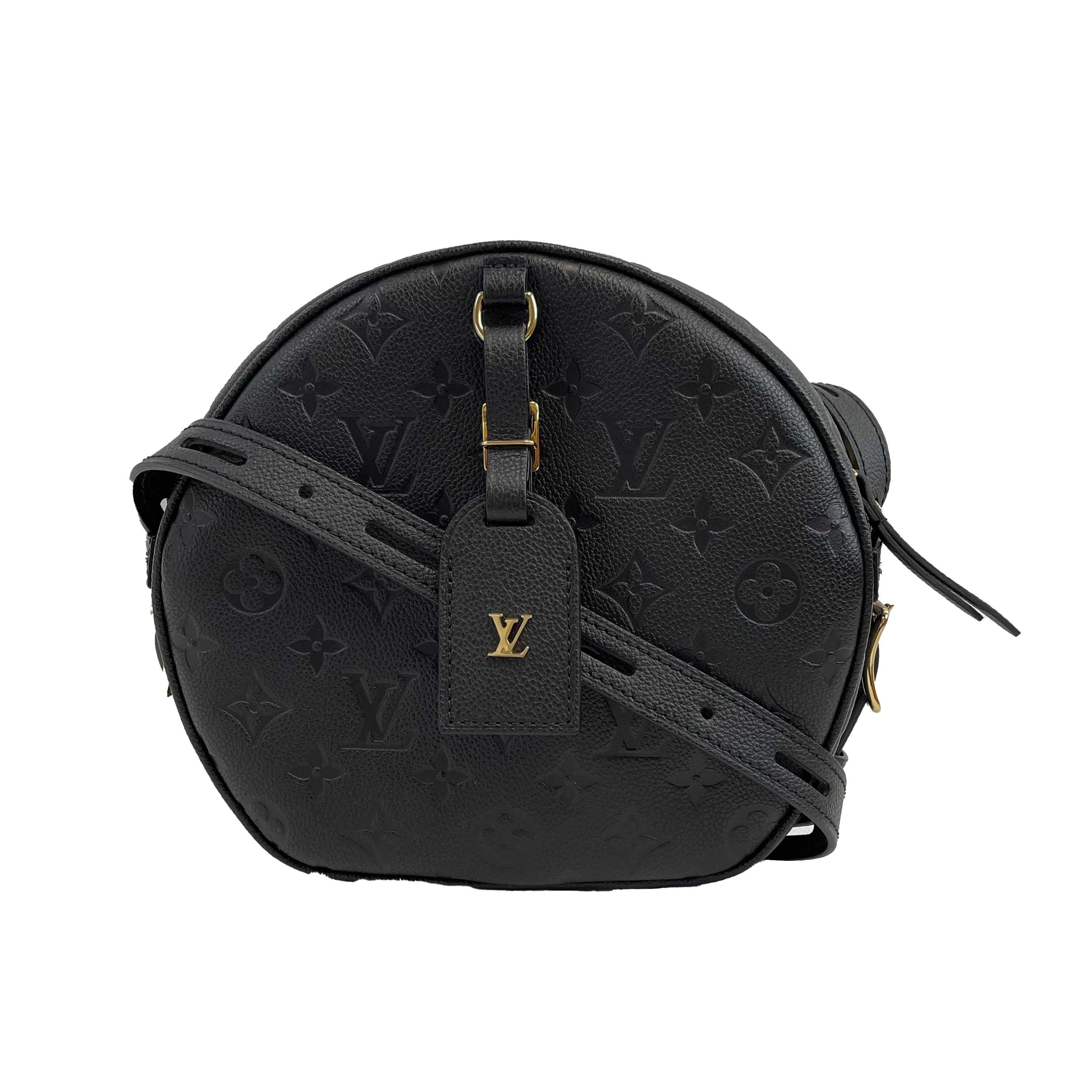 Louis Vuitton - Empreinte Boite Chapeau Souple Black Round Crossbody 4