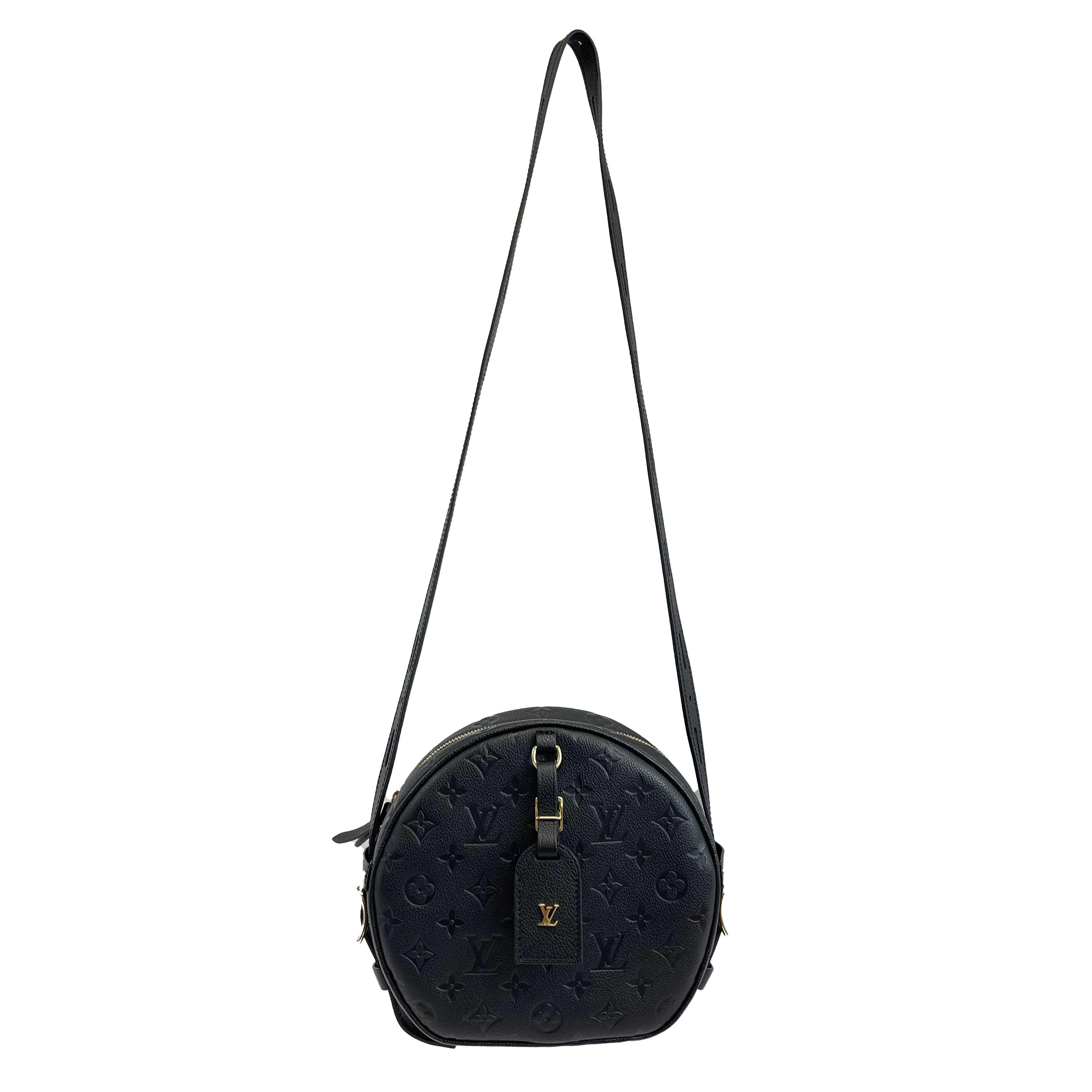 Louis Vuitton - Empreinte Boite Chapeau Souple Black Round Crossbody 5