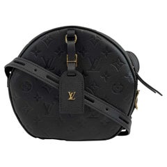 Louis Vuitton - Empreinte Boite Chapeau Souple Black Round Crossbody