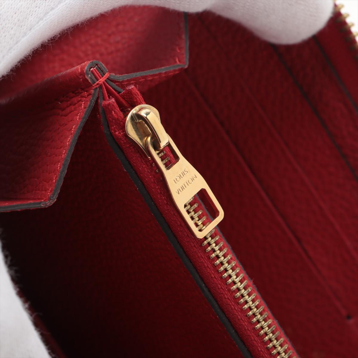 Louis Vuitton Empreinte Clemence Wallet Scarlet For Sale 5
