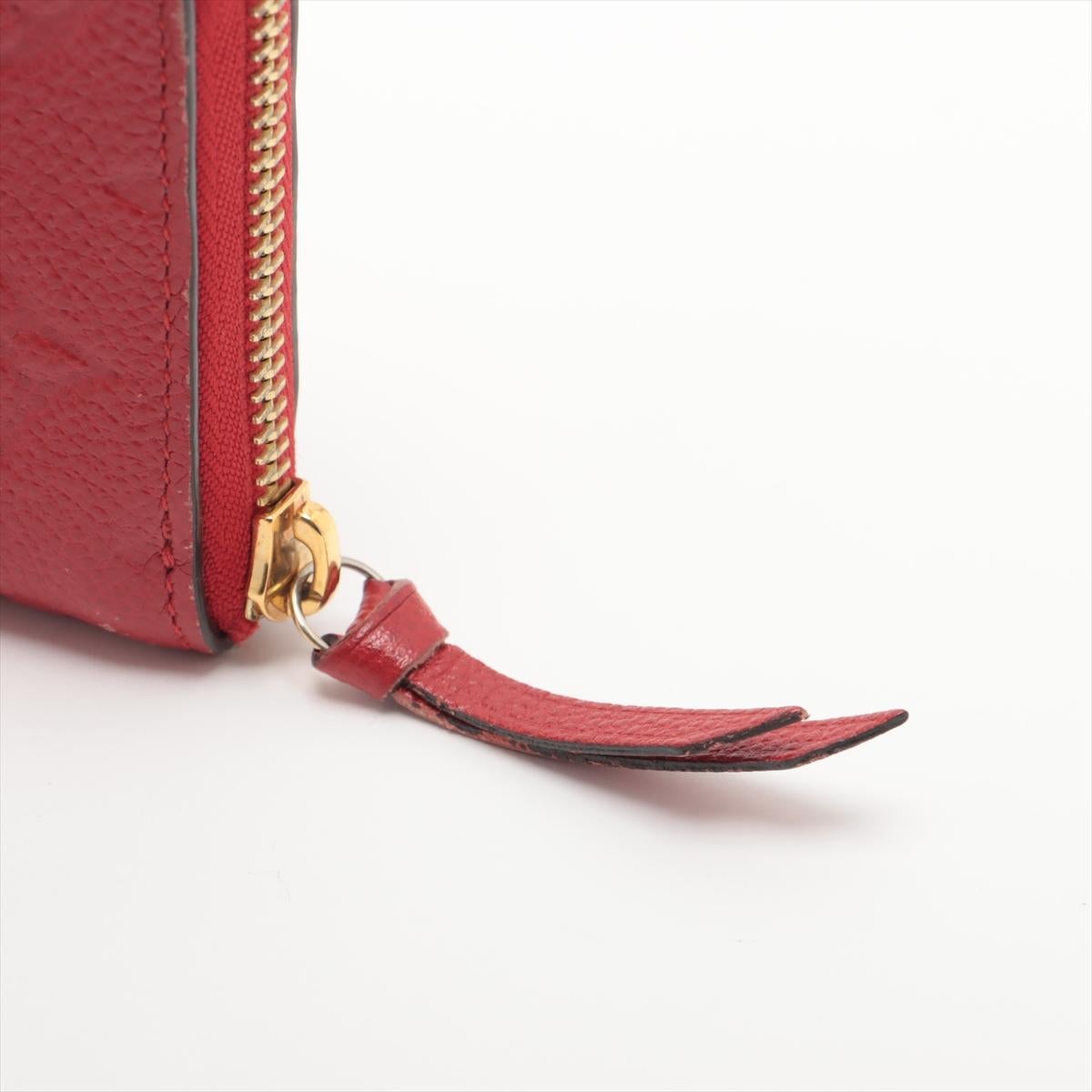 Louis Vuitton Empreinte Clemence Wallet Scarlet For Sale 6