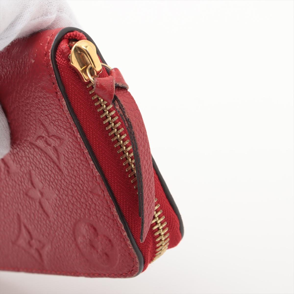 Louis Vuitton Empreinte Clemence Wallet Scarlet For Sale 7
