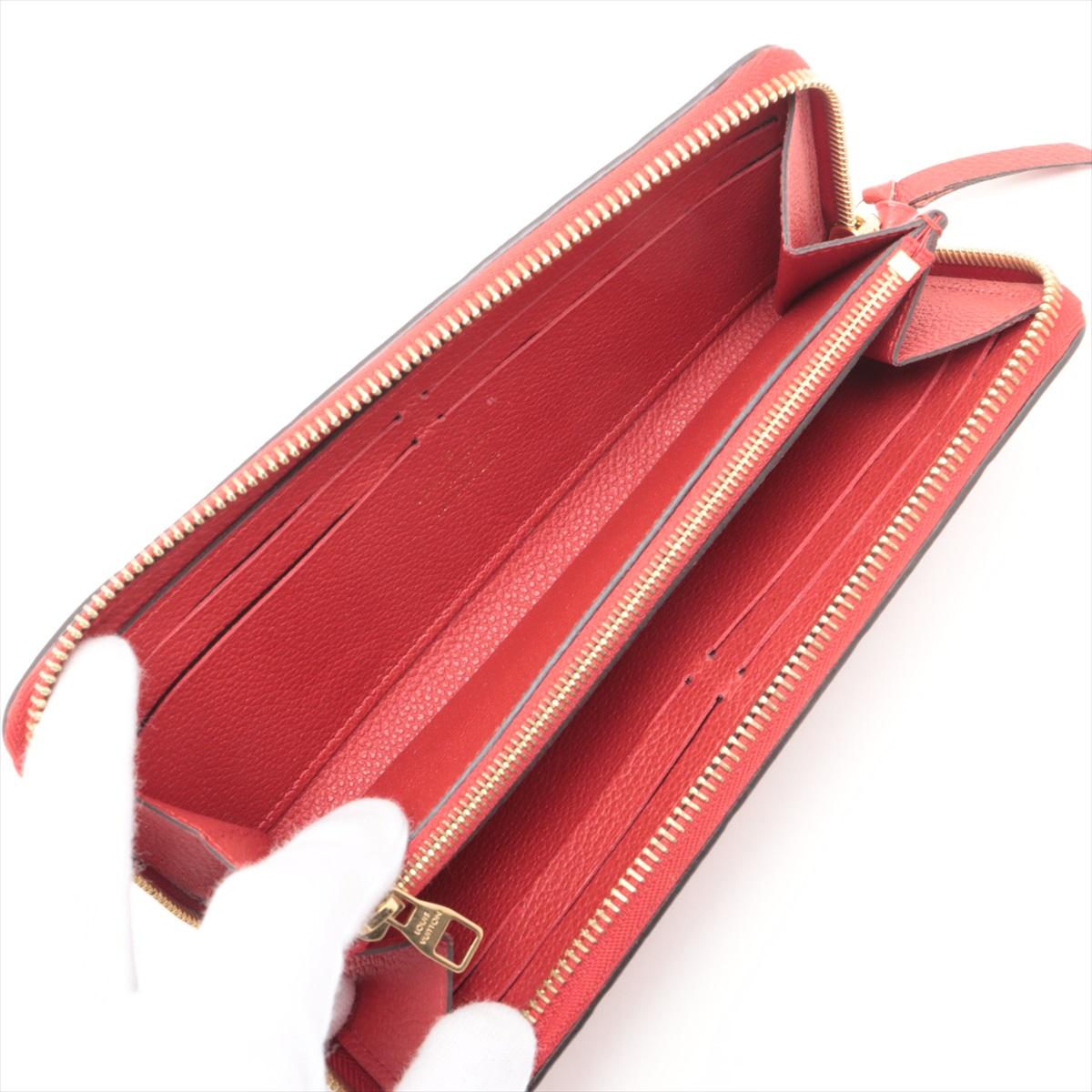 Louis Vuitton Empreinte Clemence Wallet Scarlet In Good Condition For Sale In Humacao, PR