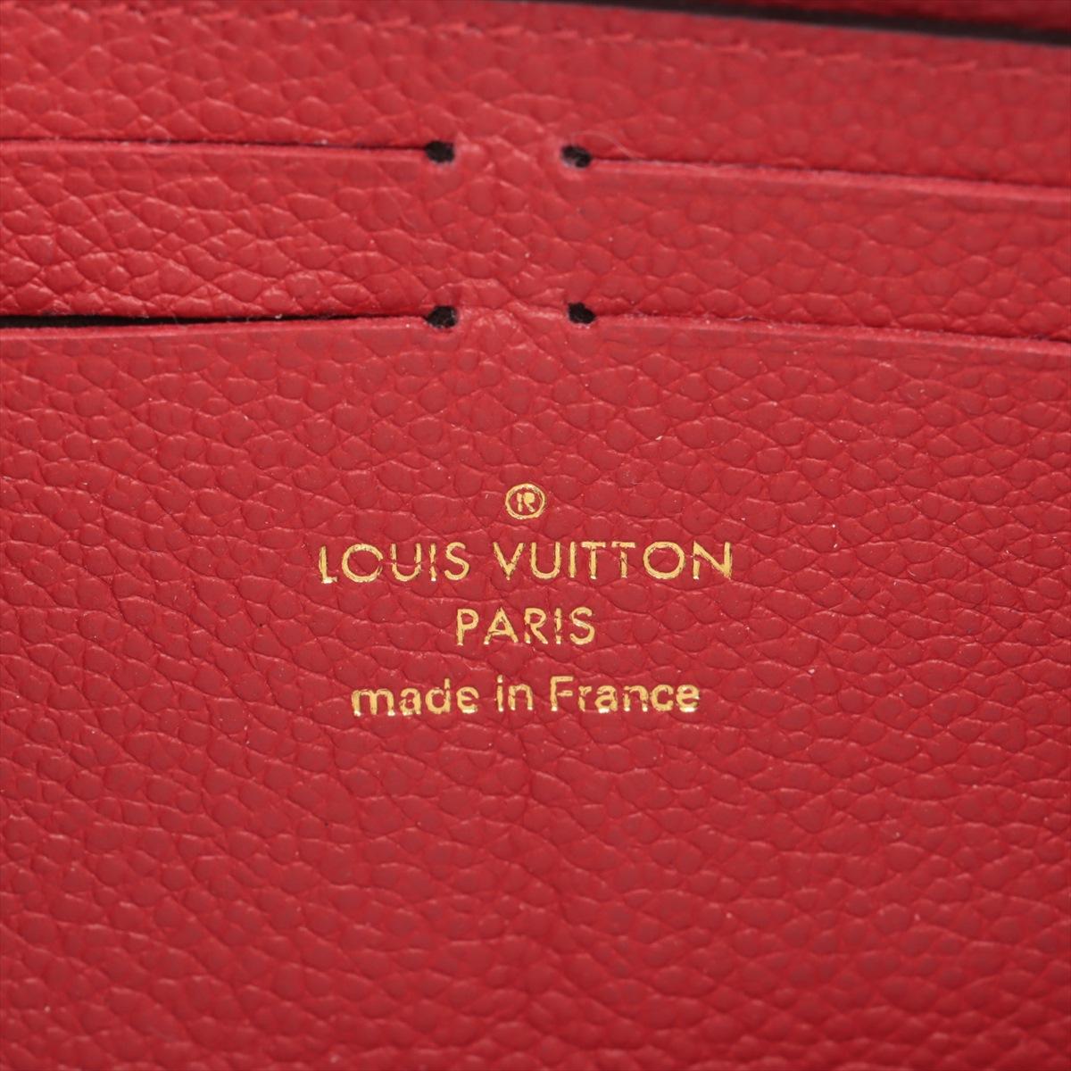 Louis Vuitton Empreinte Clemence Wallet Scarlet For Sale 4