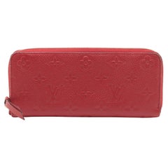 Portafoglio Louis Vuitton Empreinte Clemence Scarlatto