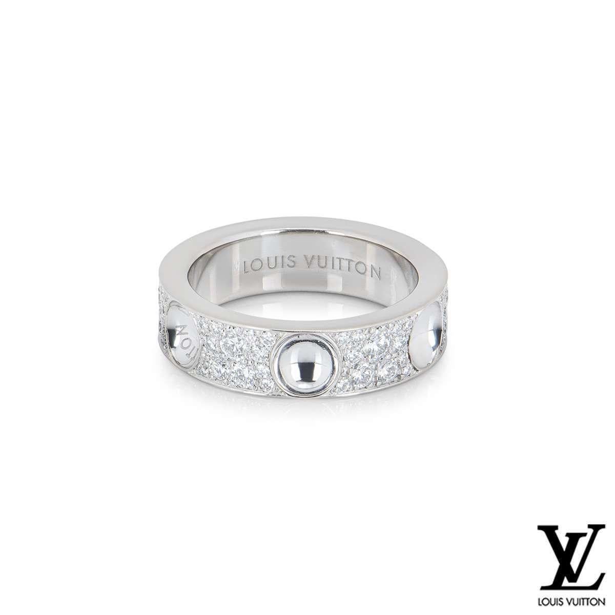 Louis Vuitton Empreinte Diamantband Ring 1,00 Karat im Zustand „Hervorragend“ im Angebot in London, GB