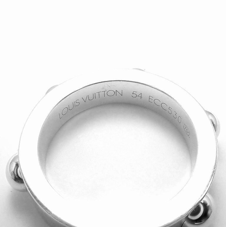 Louis Vuitton 18K Empreinte Ring - 18K White Gold Band, Rings - LOU817287