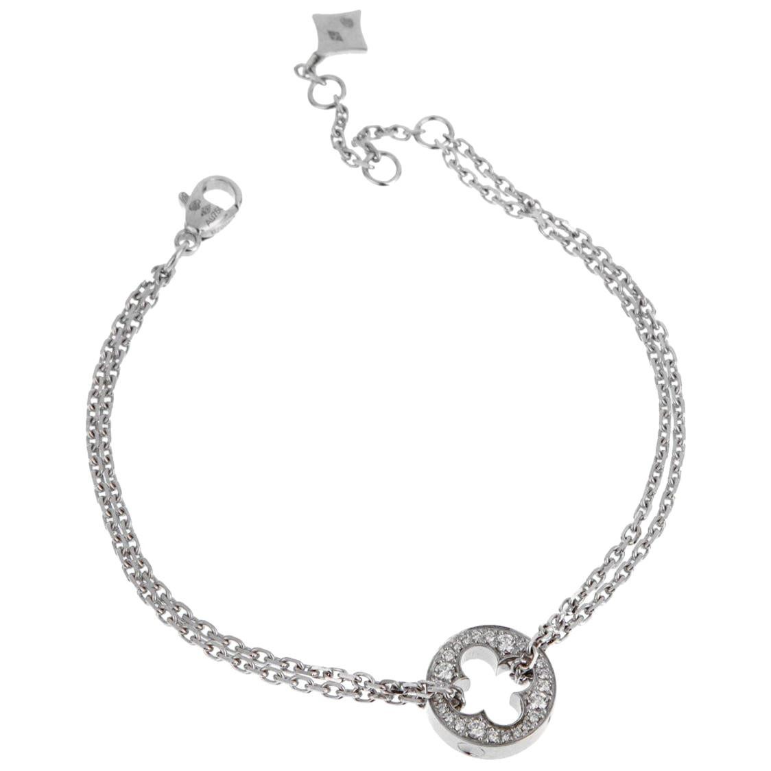 Authentic LOUIS VUITTON Brassle Liens Empreinte Bracelet #260-006-044-7555