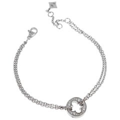 Louis Vuitton Empreinte Diamond White Gold Bracelet