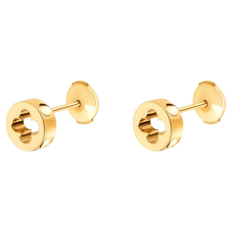 Louis Vuitton Empreinte Ear Studs Yellow Gold For Sale at 1stDibs