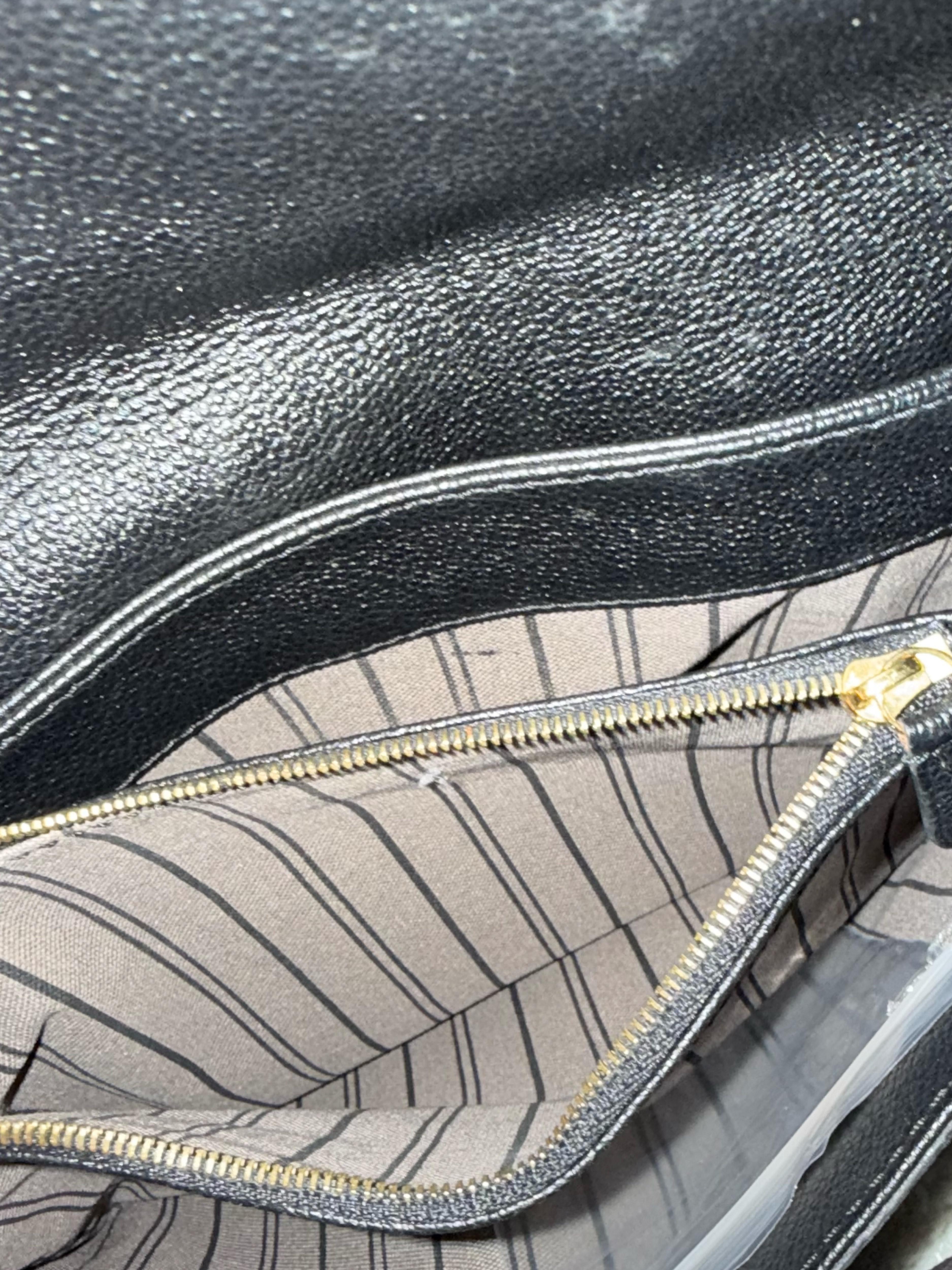 Louis Vuitton Empreinte Fascinante Shoulder Bag Black For Sale 5