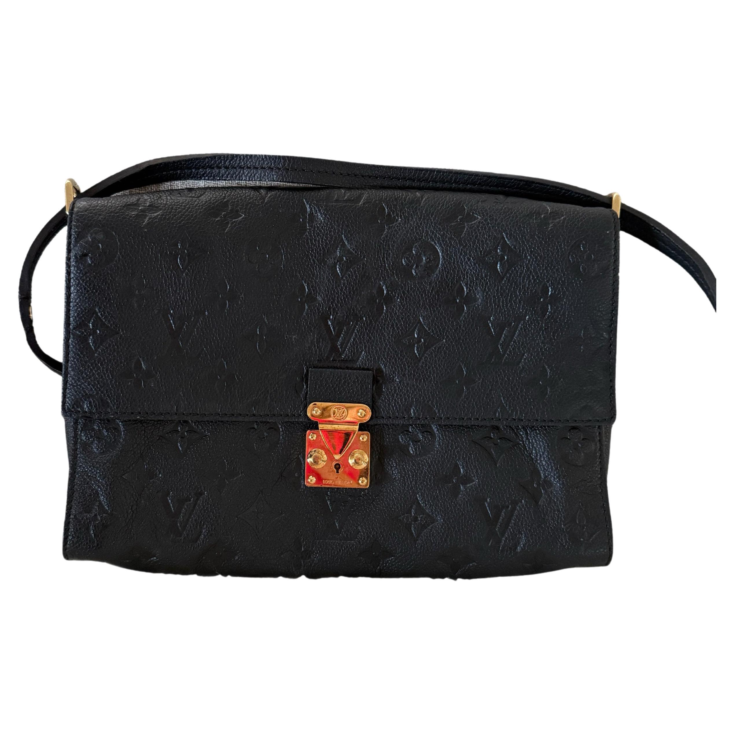 Louis Vuitton Empreinte Fascinante Shoulder Bag Black For Sale